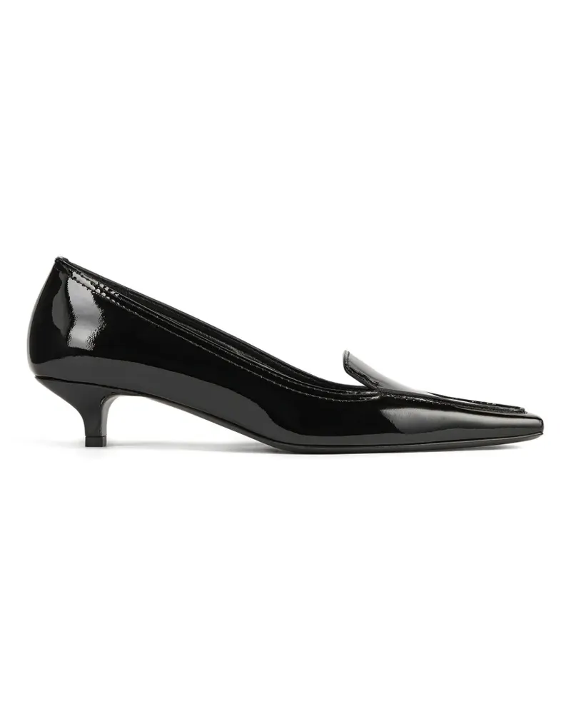 Totême patent loafer pumps - Schwarz Schwarz