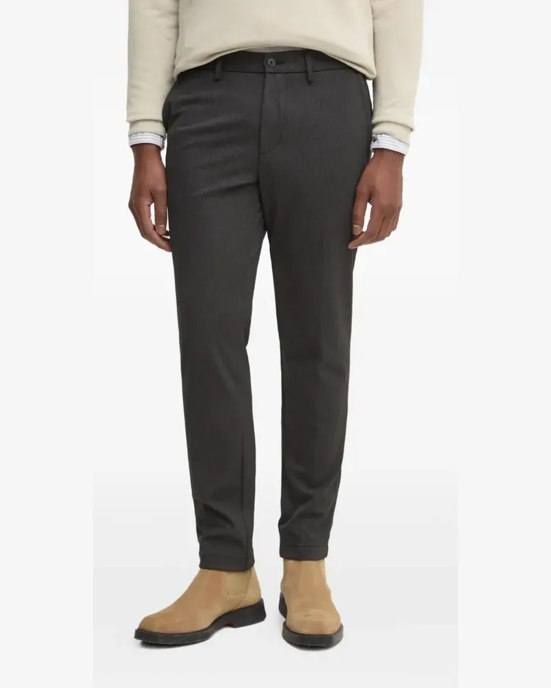 HUGO BOSS Chino mit Knopfverschluss - Grau Grau