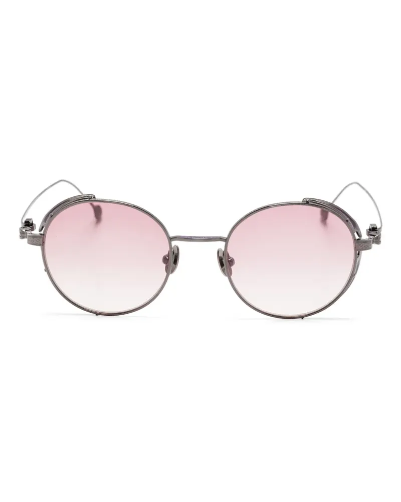 MATSUDA Sonnenbrille mit rundem Gestell - Grau Grau