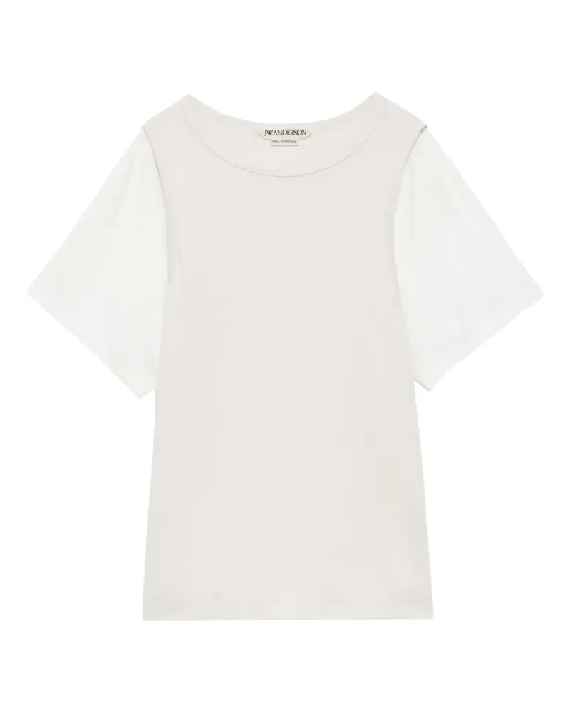 J.W.Anderson T-Shirt im Layering-Look - Weiß Weiß