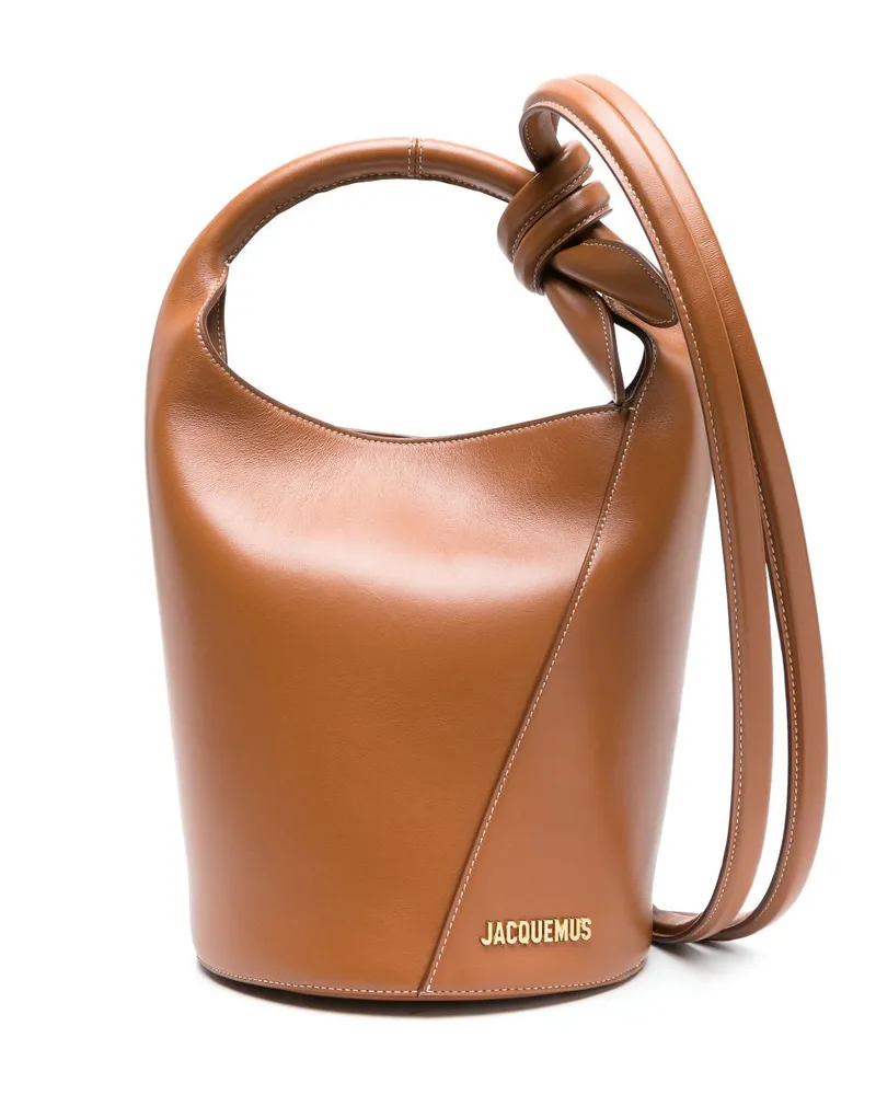 Jacquemus Le Petit Tourni Beuteltasche Braun