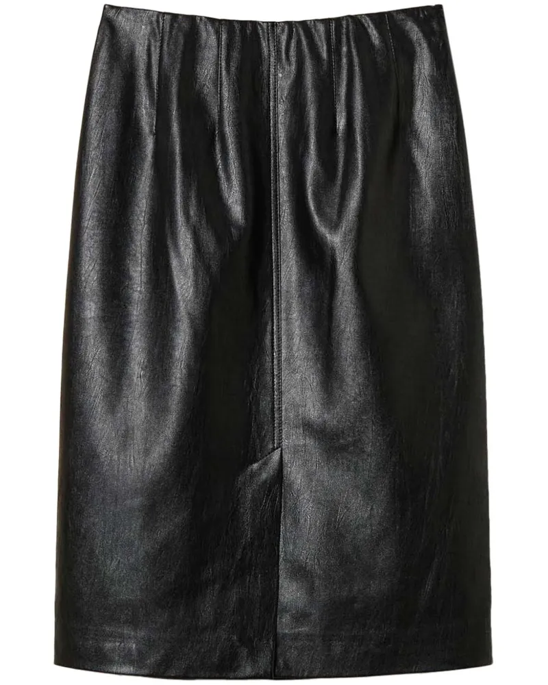 Twin-Set Rock aus Faux-Leder - 00006 NERO 00006