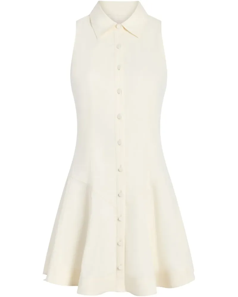Cinq à Sept Kleid mit Knöpfen - Weiß Weiß