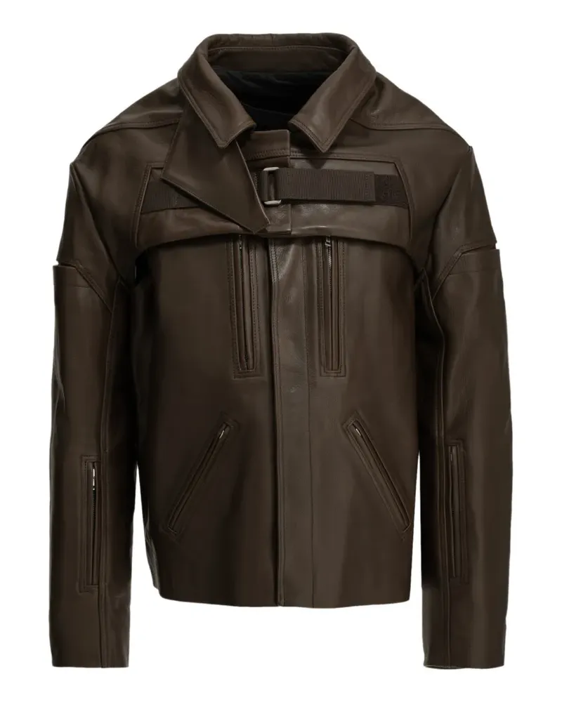 Rick Owens 2-teilige Mac Jacke - Braun Braun