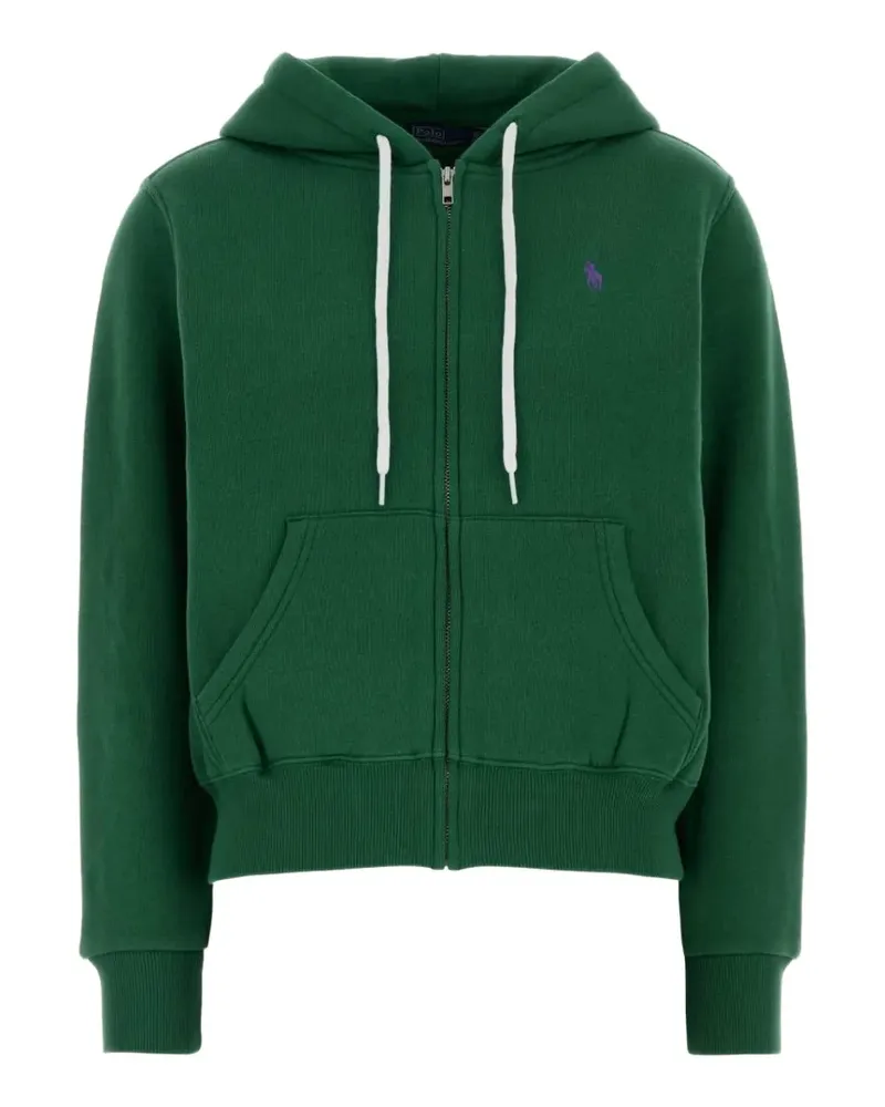 Ralph Lauren Kapuzenjacke mit Logo-Stickerei - Grün Grün