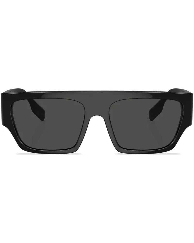 Burberry Eckige Micah Sonnenbrille - Schwarz Schwarz