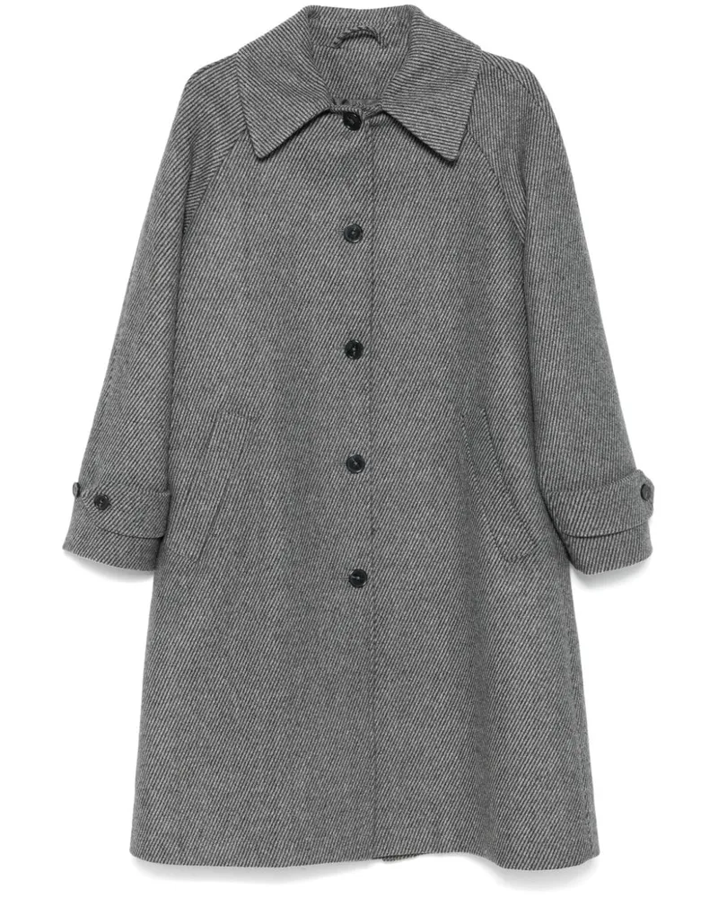 Officine Generale Aretha Mantel - Grau Grau