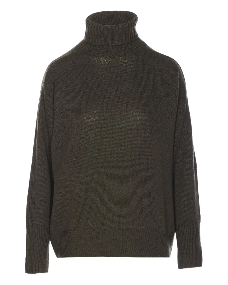 ALLUDE Rollkragenpullover aus Kaschmir - Grün Grün