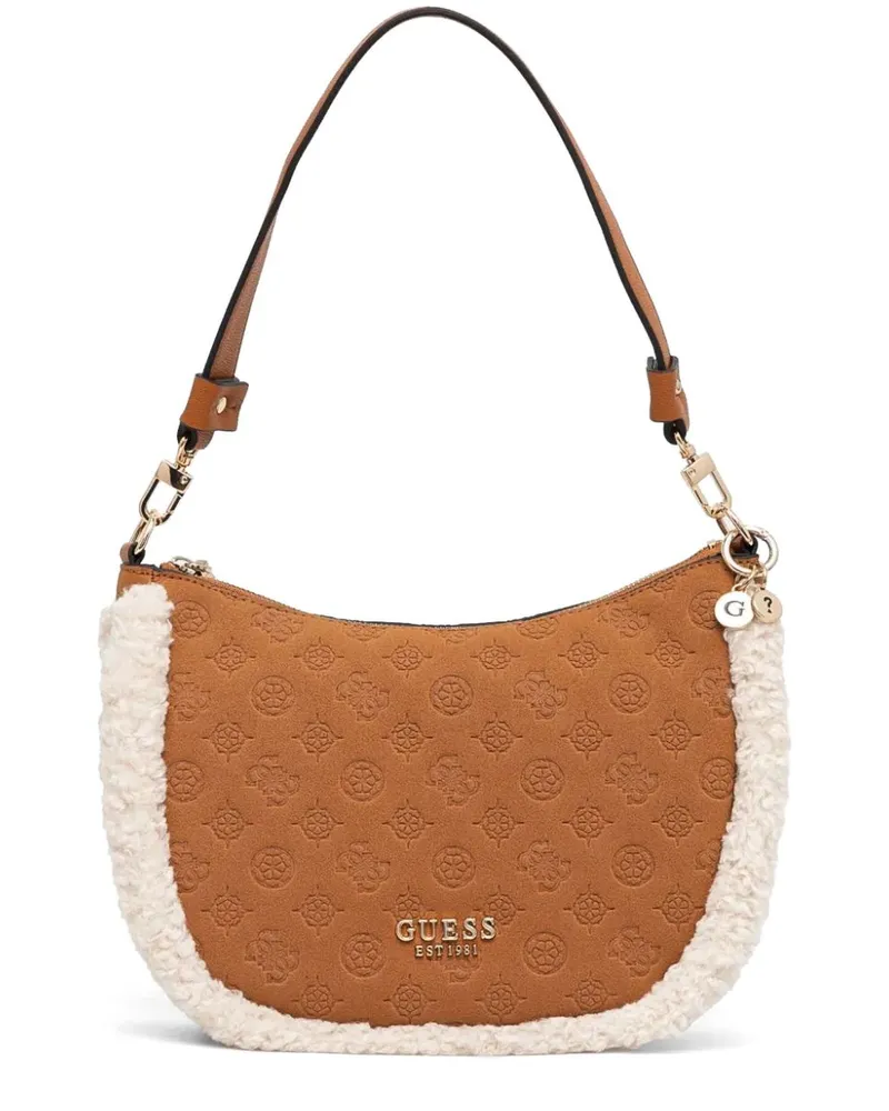 Guess Davika Schultertasche - Braun Braun