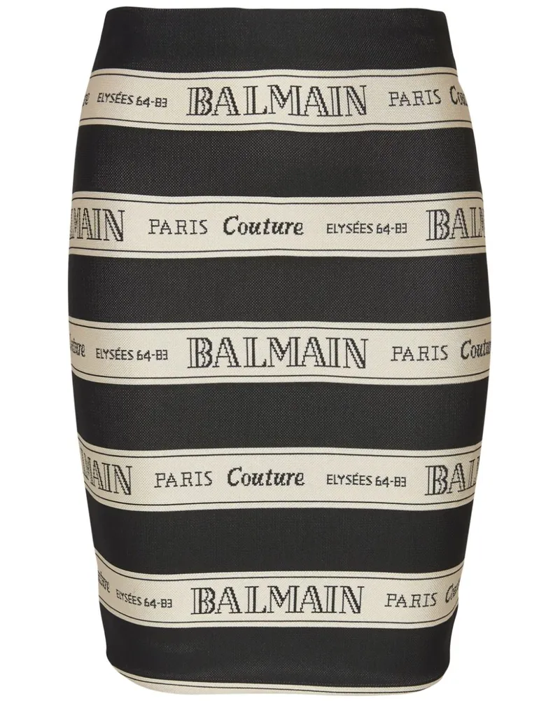 Balmain Rock aus Jacquard - Schwarz Schwarz