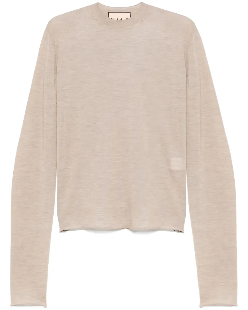 PLAN C Pullover aus Kaschmir - Nude Nude