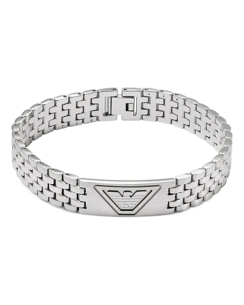 Emporio Armani Edelstahlarmband - Silber Silber