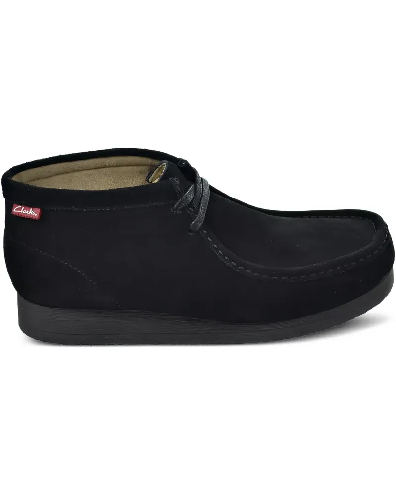 Clarks Stinson Hi Schnürschuhe aus Wildleder - Schwarz Schwarz