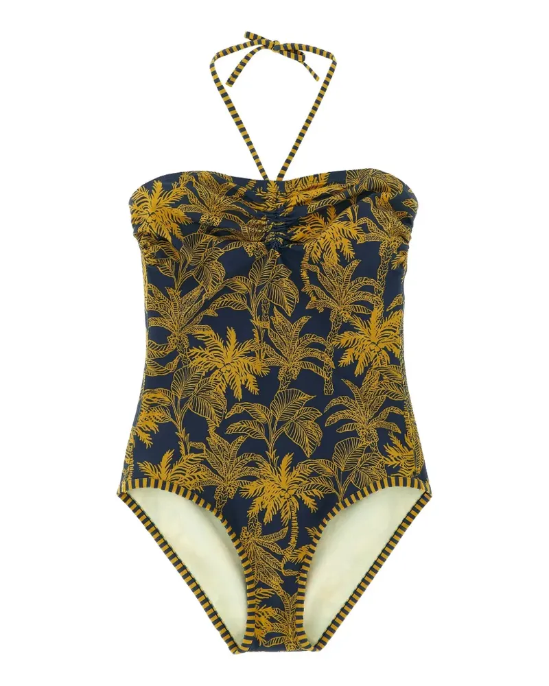 Eres tie-neck printed swimsuit - Blau Blau