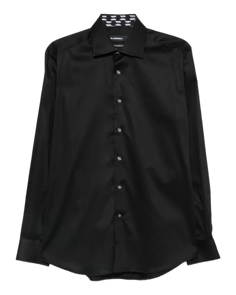 Karl Lagerfeld black shirt - Schwarz Schwarz
