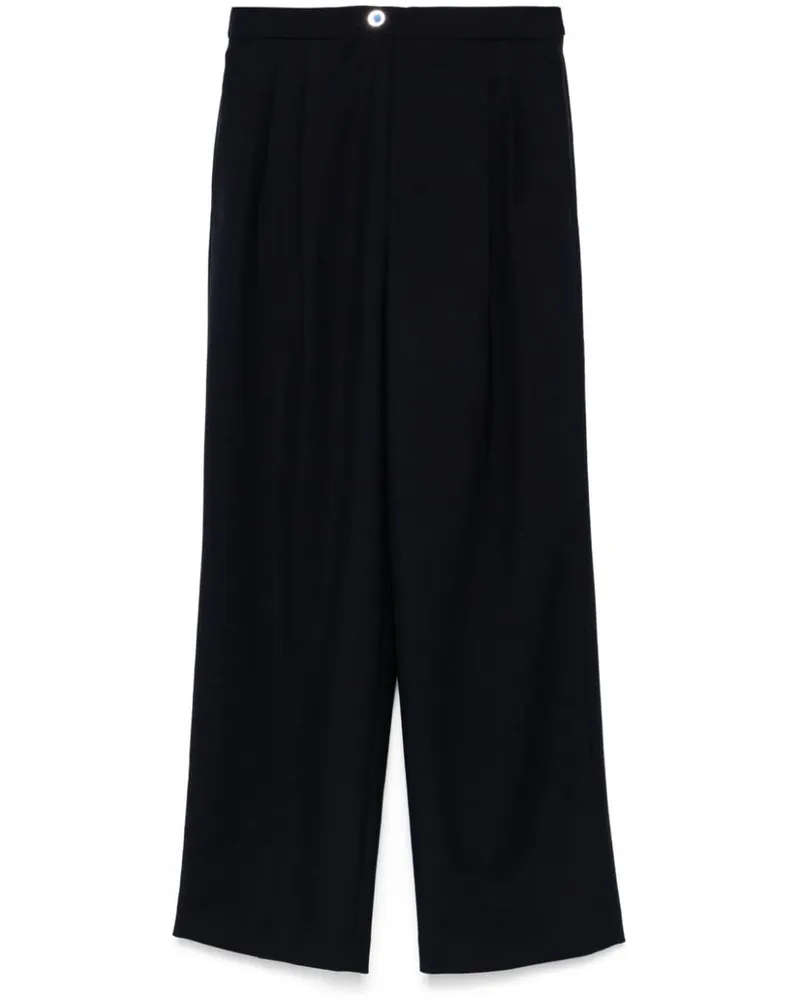 AMI Paris Hose mit Falten - Blau Blau