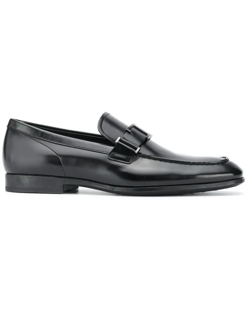 TOD'S Loafer mit T-Monogramm - Schwarz Schwarz