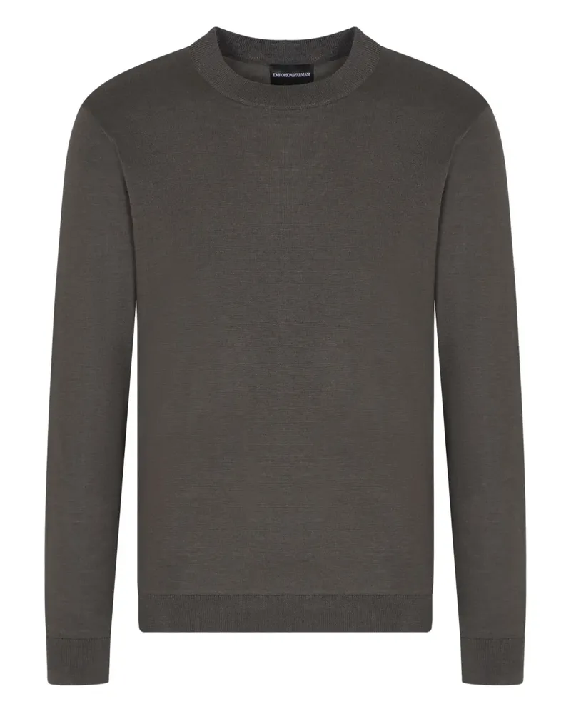 Emporio Armani Pullover mit rundem Ausschnitt - Schwarz Schwarz