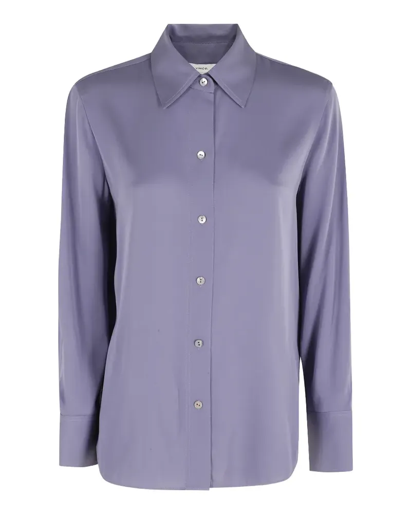 Vince long-sleeve button shirt - Violett Violett