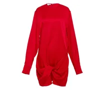 Minikleid mit Knoten - Rot