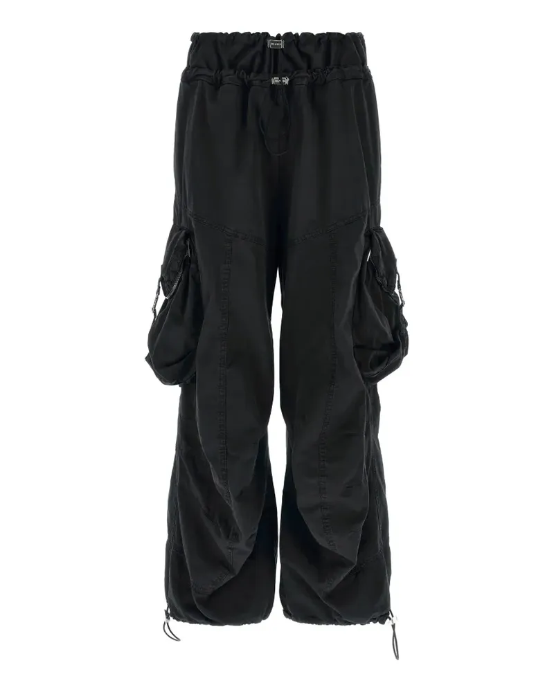 ATTICO panelled cargo pants - Schwarz Schwarz