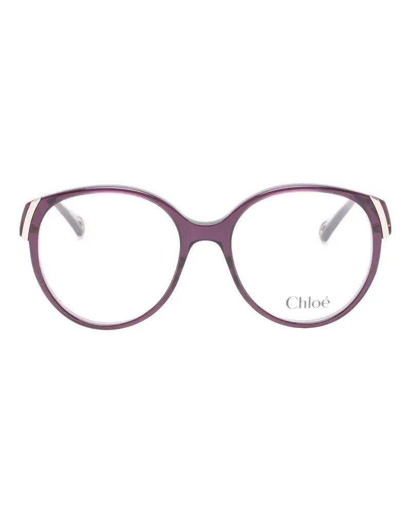 Chloé Brille mit rundem Gestell - Violett Violett