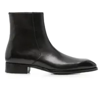 Elkan Stiefel mit Reißverschluss - Schwarz