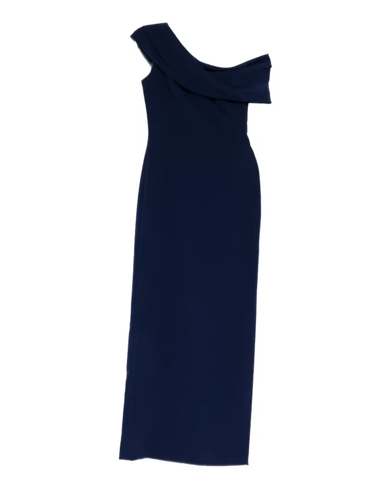 Amsale Schulterfreies Abendkleid - Blau Blau