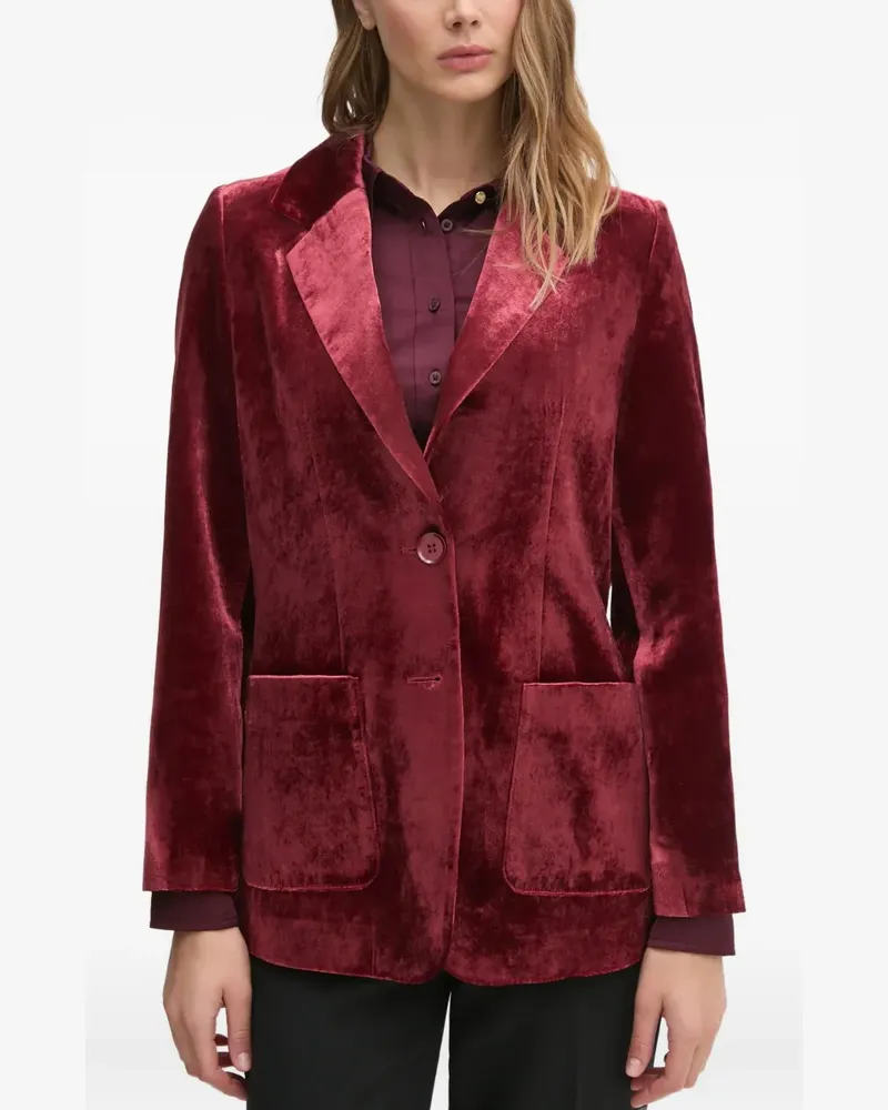 Sisley Sakko aus Velours - Rot Rot