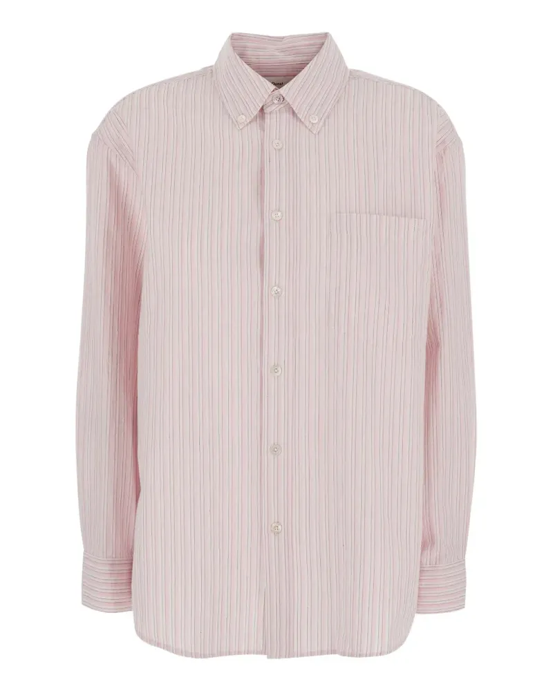 Dunst striped button-down shirt - Rosa Rosa