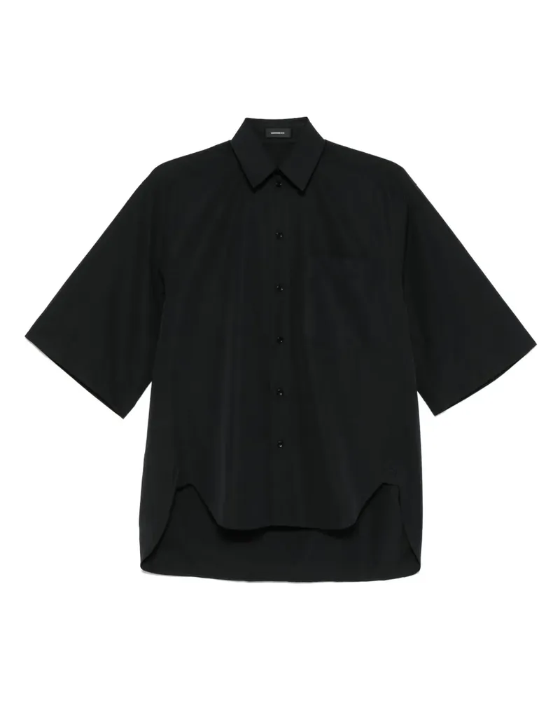 WARDROBE.NYC Klassisches Hemd - Schwarz Schwarz