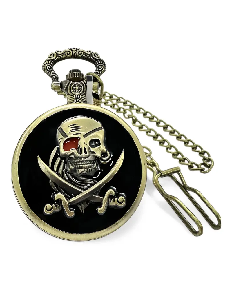 Invicta Vintage skull-motif 47mm pocket watch - Weiß Weiß