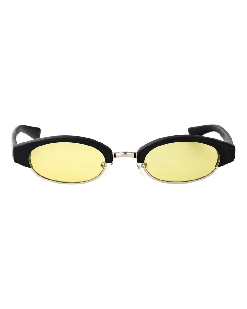 Alexander McQueen Ellipse sunglasses - Schwarz Schwarz