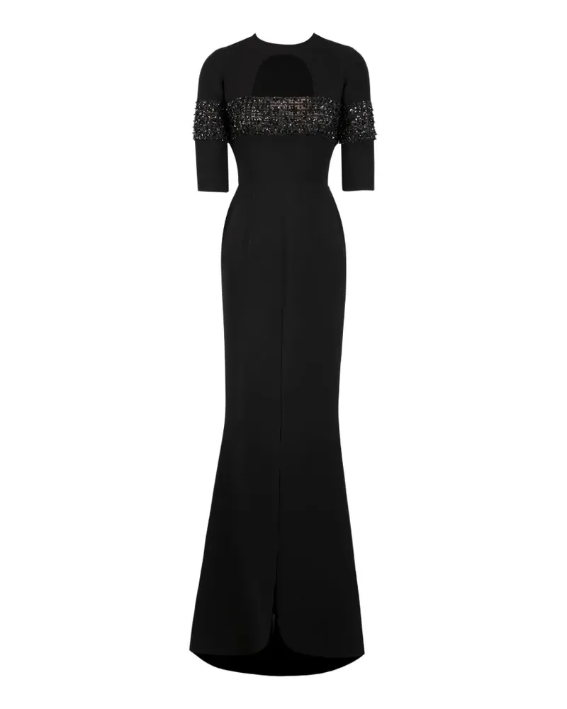 Saiid Kobeisy beaded gown dress - Schwarz Schwarz