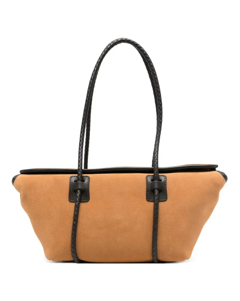 HEREU Forna Schultertasche aus Wildleder - Braun Braun