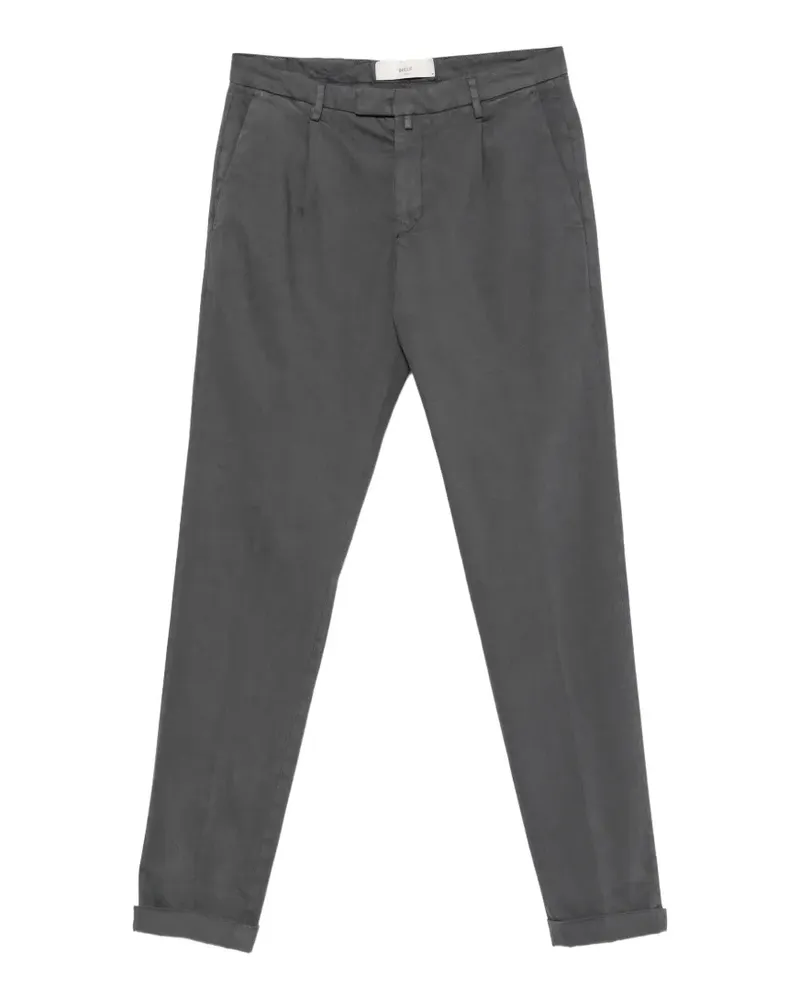 Briglia 1949 Plissierte Tapered-Hose - Grau Grau