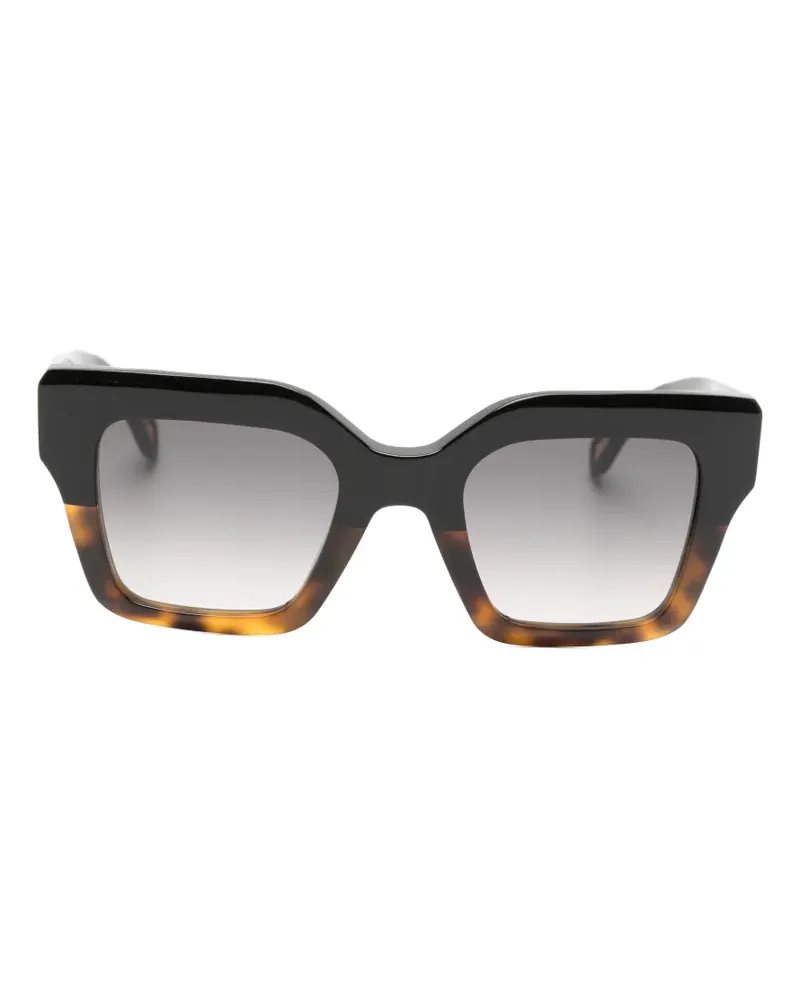 Zadig & Voltaire square-frame tortoiseshell-effect sunglasses - Schwarz Schwarz