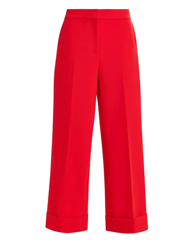 Essentiel Ausgestellte Hose mit Bügelfalten - Rot Rot
