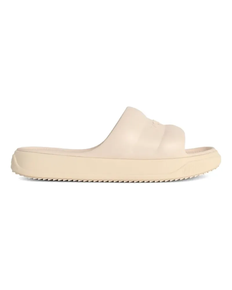 Moncler Altive embossed-logo slides - Nude Nude
