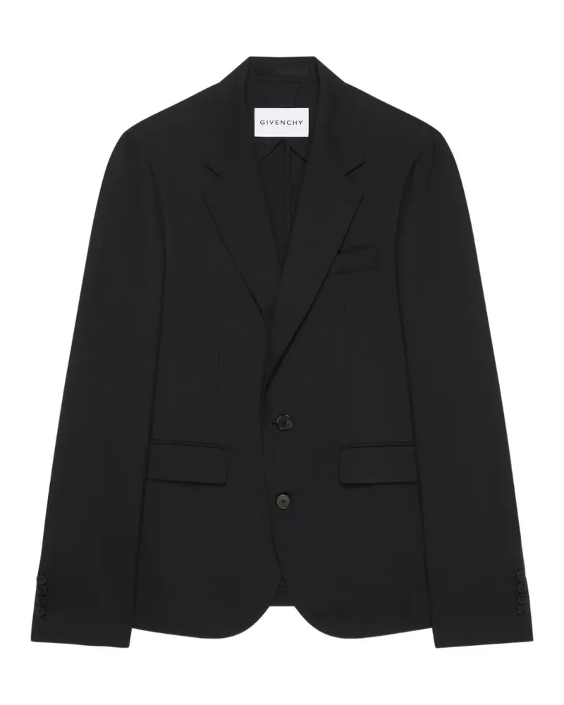 Givenchy Einreihige Jacke - Schwarz Schwarz