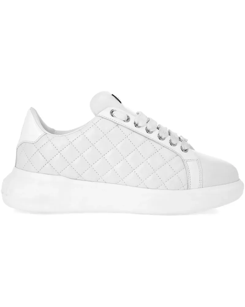 Philipp Plein Matelassé-Sneakers - Weiß Weiß