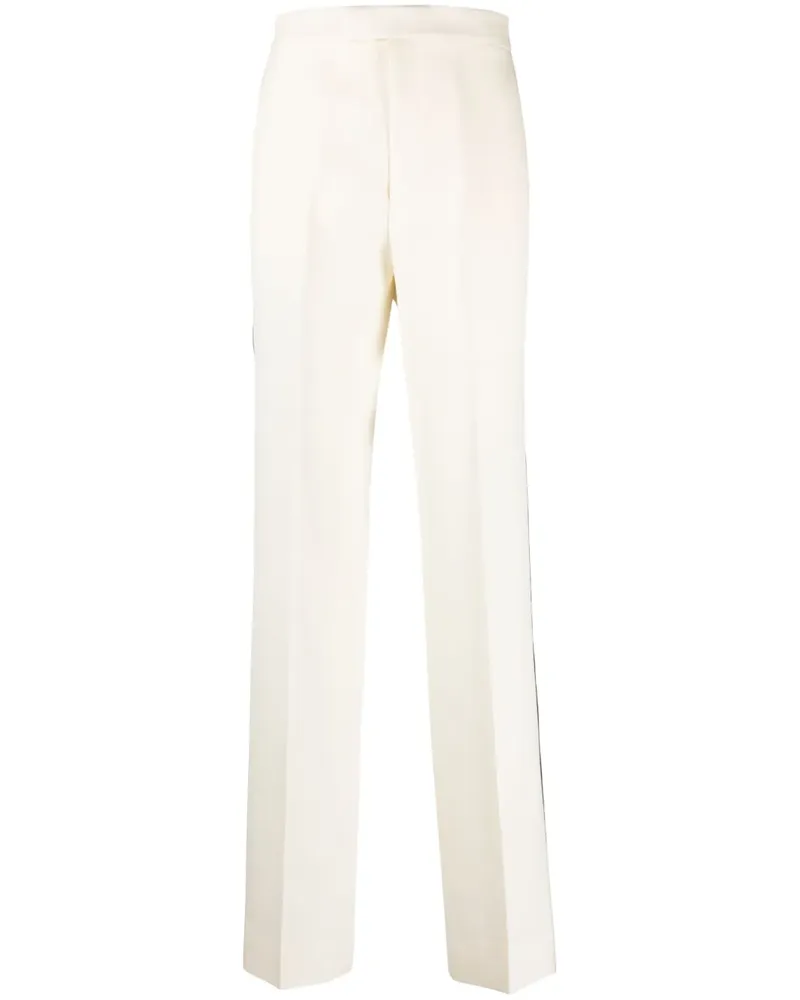 Gucci Hose mit hohem Bund - Weiß Weiß