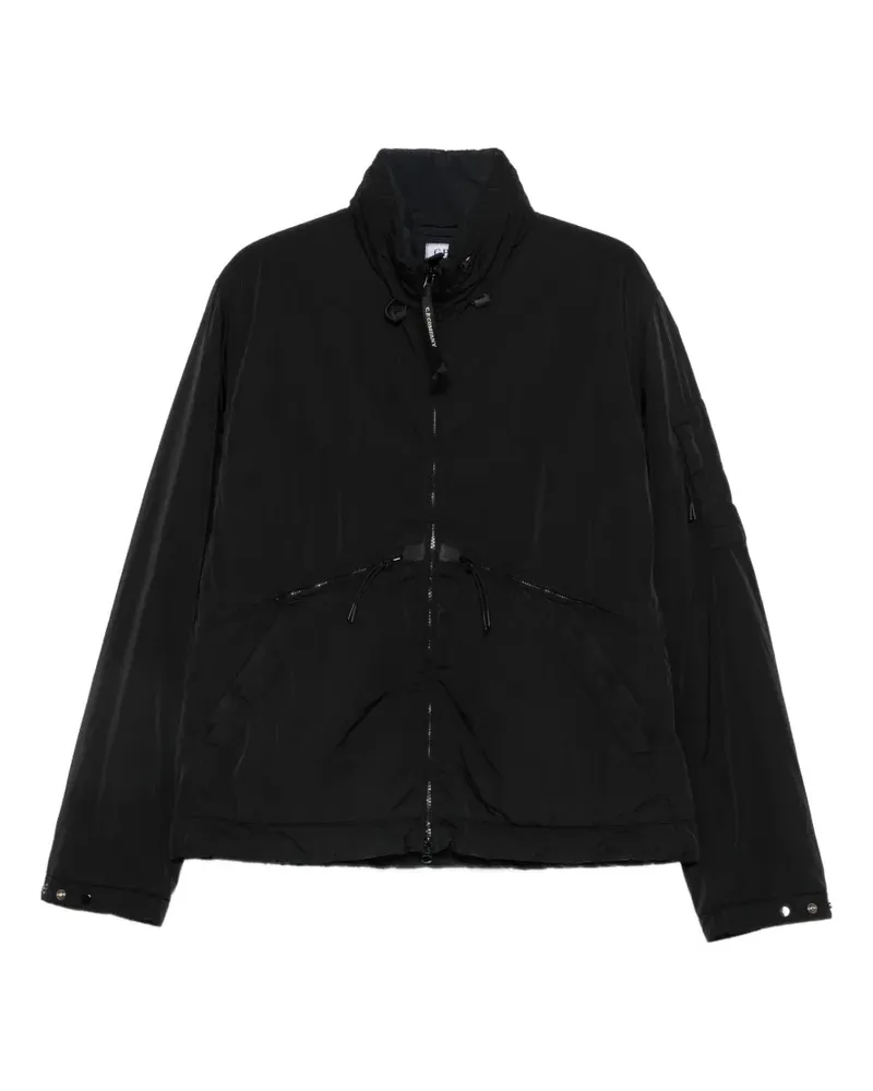 C.P. Company Stehkragen-Jacke mit Linsen-Detail - Schwarz Schwarz