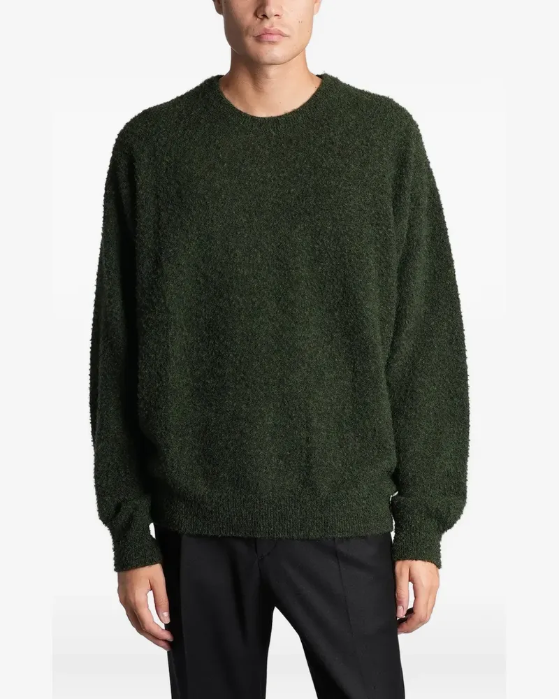 Roberto Collina bouclé-knit wool sweater - Grün Grün