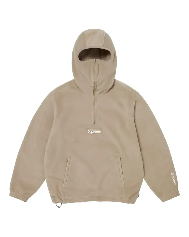 Supreme Being Kapuzenjacke mit Masken-Detail - Nude Nude