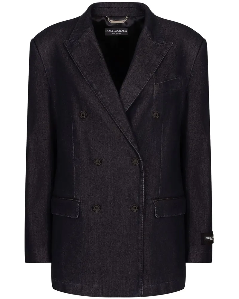 Dolce & Gabbana Doppelreihiges Sakko - Schwarz Schwarz