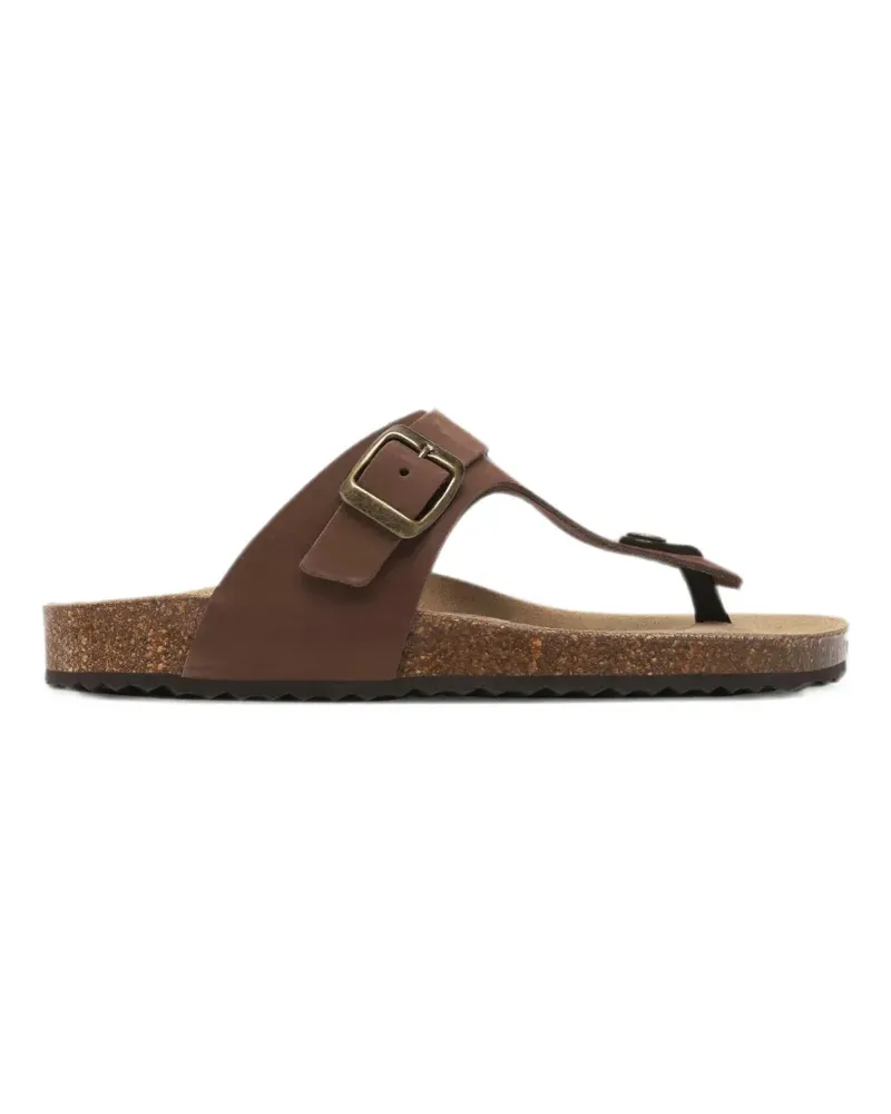 Geox buckle-fastening thong sandals - Braun Braun