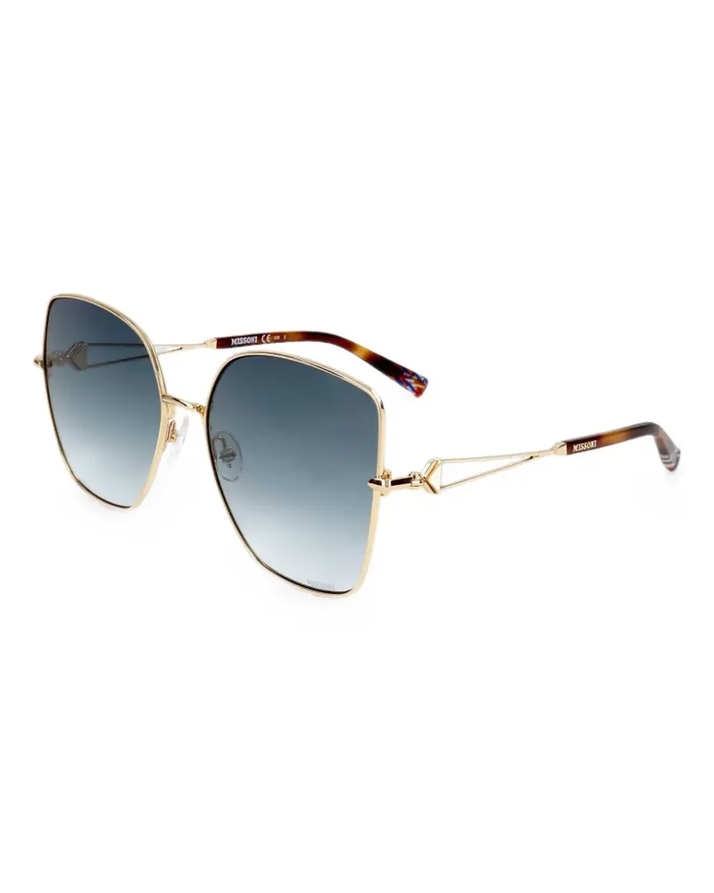 Missoni butterfly-frame sunglasses - Gold Gold