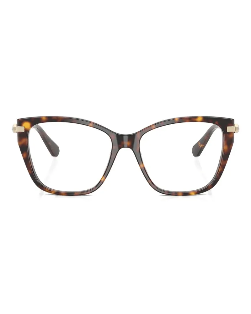 Swarovski Brille mit eckigem Gestell - Braun Braun