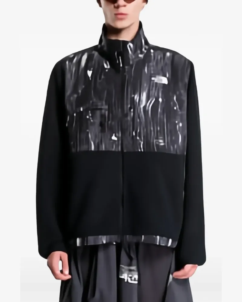 The North Face retro Denali printed jacket - Schwarz Schwarz